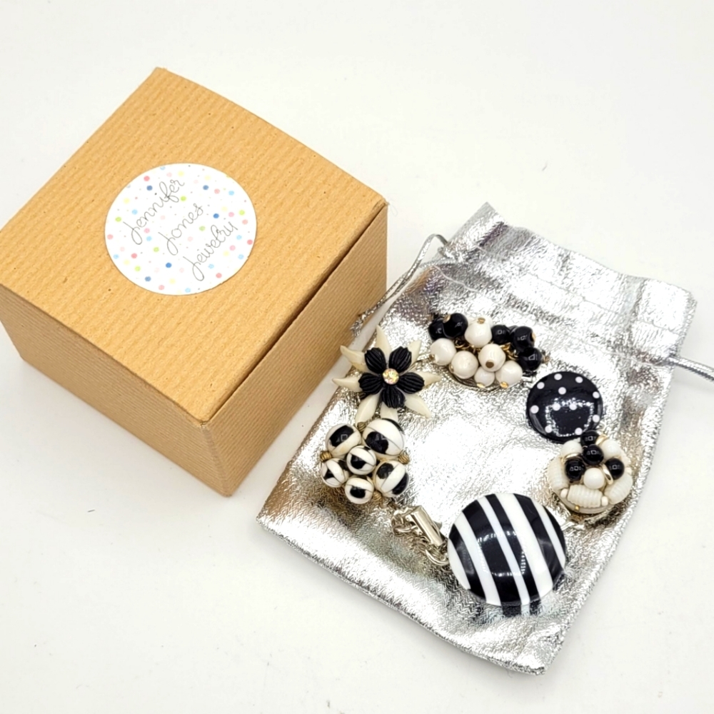 Upcycled hand made vintage bracelet